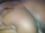 BIG BOOTY EBONY BOUNCES CREAMY WET PUSSY ON HARD FAT DICK!!!!!!! 7/16