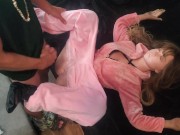 Cute Teen Moaning Doll - Fucked Doggy & Missionary Pink & Plushy 9/16