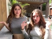 Rate our Wet T-Shirt Contest! Horny Redheaded PAWG v. Slutty Blonde! Are these shirts better wet 8/16