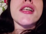 DIRTY TALK Solo Oral Fingering Gag Dildo Gagging for my Tinder Match on Snapchat PinkMoonLust Sub OF 14/16