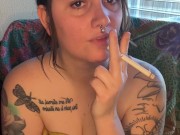 Sexy Solo Smoke Break(more on OF) 6/16