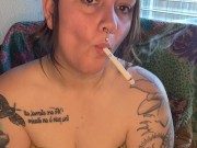 Sexy Solo Smoke Break(more on OF) 7/16