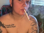 Sexy Solo Smoke Break(more on OF) 8/16