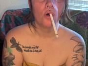 Sexy Solo Smoke Break(more on OF) 9/16