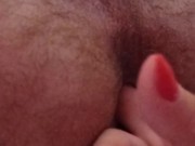 Hairy Ass licking, asshole fingering and cock playing 10/16