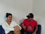 Stepsiblings explore having sex for the first time while they are alone in the house 4/16