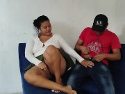 Stepsiblings explore having sex for the first time while they are alone in the house 5/16