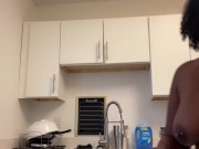 Decided to make dinner naked🙈 here’s a lil sneak peak😫 16/16