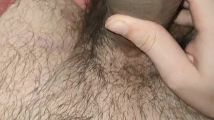 Playing with my cock