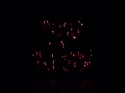 Red and Black Boots Stomping 13/16