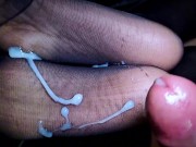 Cum in Nylon stockings,  Nylon Fetish, Cum in Soles 16/16
