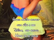 SLUTTY SNOW WHITE ESCAPES DWARFS TO FUCK GIANT COCK 16/16