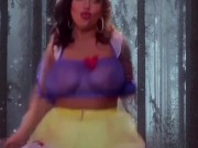 SLUTTY SNOW WHITE ESCAPES DWARFS TO FUCK GIANT COCK 4/16
