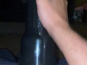 Fucking my fleshlight moaning mommy 14/16