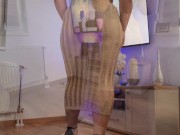 Thong Bikini Under Beach Dress - Try On Haul 14/16