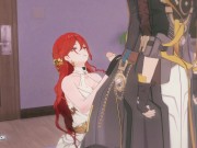 Sexy Himeko shows off her big tits and big ass while getting filled with cum 1/16