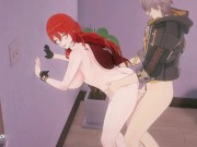 Sexy Himeko shows off her big tits and big ass while getting filled with cum 11/16