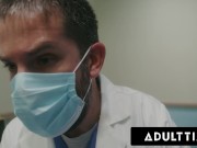 ADULT TIME - BIRTH: Pregnant Casey Calvert Water Breaks Catching Her BF Fucking Leana Lovings! 10/16