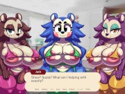 Foursome With Three Busty PHAT ASS Furrys!!! - Waifu Crossing 6/16