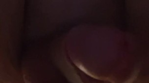 Cumming after fucking my trans ass