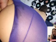 I Put The Blue Pantyhose On To Start Very Slowly But It Got Wild 16/16