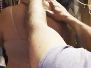 Massage in the closet with my Step-Mom BIG ASS, BBW 1/16