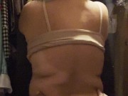 Massage in the closet with my Step-Mom BIG ASS, BBW 7/16