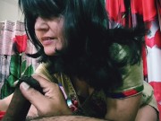 Slutty Milf Moves Her Panties Takes Pussy Out. 9/16