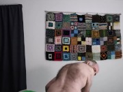 Me fingerings my ass and humping my bed. 12/16