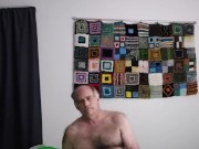 Me fingerings my ass and humping my bed.