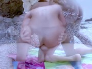 Beachside Booty Spectacle: Luna, Argentina's Sizzling Siren, Flaunts Her Perfect Curves in a Steamy Coastal Conquest 14/16