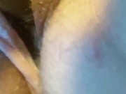 ASMR close up of pussy getting fucked by huge hard cock.  Milf has multiple gushing orgasms. 14/16