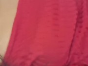 Topless en lencería roja 12/16