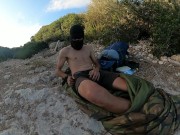 Hiker cums in Cala Petita bay (Mallorca) - nearly caught 😱 2/16