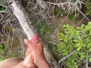 I couldn't resist jerking off during a hike. 16/16