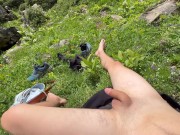 I couldn't resist jerking off during a hike. 7/16