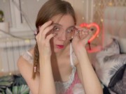 Sweet girl likes suck dick to get cum on face 2/16