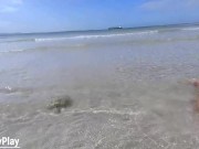 Sweet shaved pussy juicy piss in water 7/16