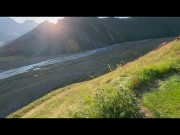 Sporty man has a quick masturbation after exploring ruins 1/16