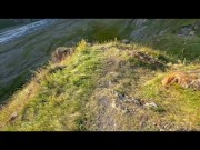 Sporty man has a quick masturbation after exploring ruins 3/16