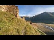 Sporty man has a quick masturbation after exploring ruins 5/16