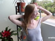 Ersties - Cute Girl Layla S Plays With Her Hairy Pussy 9/16