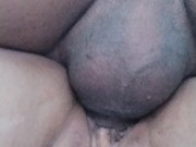 Mostrando Minha buceta sendo estocada de outro ângulo pelo dotado. 16/16