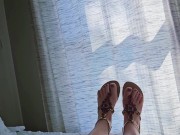 Goddess Bedroom Voyeur - Sun Dress Sandals Tease 15/16