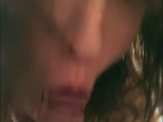 Undressing so I can suck on FAT dildo 10/16