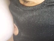 My milf slave licks, bites, sucks my nipples - IkaSmokS 5/16