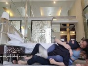 香港 廣東話 C583: 變態 瑜珈褲 緊身褲 痴女 女S 大戰 黑衣M男！ (全片：servingmissjessica. com. c583 2/16