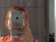 HOT FRIEND RECORDS HERSELF IN THE BATHROOM OF HER HOUSE SHOWING HER TITS 10/16