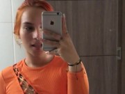 HOT FRIEND RECORDS HERSELF IN THE BATHROOM OF HER HOUSE SHOWING HER TITS 4/16