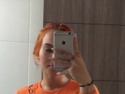 HOT FRIEND RECORDS HERSELF IN THE BATHROOM OF HER HOUSE SHOWING HER TITS 5/16